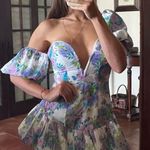 Boutique Floral Mini Dress Multi Photo 0