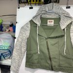Mossimo Supply Co. Olive Jacket with Gray Accents Green Size XL Photo 3