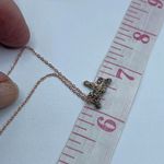 12K rose gold and sterling silver dragonfly necklace Photo 7