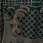 BANJUL  Black Dress with Gold Accents Photo 1