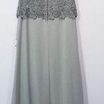 Cameron Blake by Mon Cheri Women size 6P Green Lace Tiered Long Formal Dress Photo 1