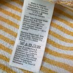 J. Crew Factory Orange and White Striped Linen Blend Button Front Tank Size XS Photo 8