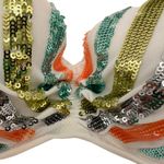 Victoria's Secret  Very Sexy Sparkley Sequin Shimmer Bikini Top Size 34C Photo 2