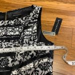 Metaphor Fit & Flare Dress Womens Size 8 Lace Striped Sleeveless Party Cocktail Photo 7