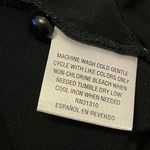 Material Girl Black Long Sleeve Cutout Bodysuit Size XS Photo 4