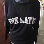 PINK - Victoria's Secret Pink Nation mesh v-neck sweatshirt Photo 0