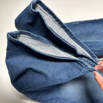 MOTHER Down Low Spinner Heel Jeans Digital Underground Wide Leg 32 NWT Blue Photo 9