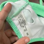 SheIn Seersucker Green Bikini Top Size X-Small Photo 2