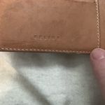 CELINE Preloved Macadam Blason Logo Folded Wallet Brown Vintage Photo 2
