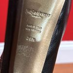 YSL  Yves Saint Laurent Tribtoo Tribute Patent Platform Pump Shoes Heels 36.5 Photo 9