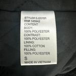 EDEN SOCIETY Faux Fur Wooly Coat Stitchfix Cinch Waist Jacket Black NWT Small Photo 9