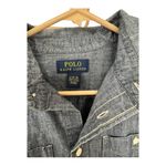 Ralph Lauren Polo by Men's Charcoal Button-Down Shirt Photo 2