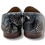 Banana Republic Women's Loafers Size 6M Blue Black Snake Print Slip On Shoes Photo 3