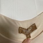 Carla Conti Womens Small Long Sleeve Etherial Top Small Made in Italy Tan Photo 5