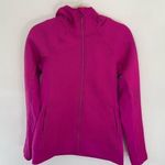 Under Armour Knit Full Zip Hooded Jacket Size small in Fuschia Photo 0