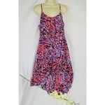 Cotton On Gorgeous Abstract Hi-Low Spaghetti Strap Dress – Size M Photo 1