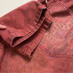 Anthropologie Pilcro Pants Distressed Patchwork Pockets India Ethnic Boho Red Photo 1