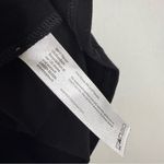 Eileen Fisher  Black Ballet Neck Viscose Jersey Dress – Size Medium Photo 5