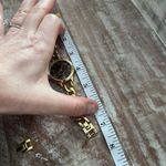 Chico’s Tortoise Face Gold Tone Chunky Chain Link Watch‎ Brown Photo 1