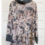 White Birch Waffle Cowl Neck Floral Multi Sweater SZ 1X NWT Photo 3