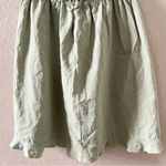 SheIn  Babydoll Linen Slip Dress in Mint Green Photo 2