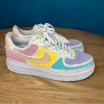 Nike  Air Force 1 Low Tear Away Arctic Punch Distressed Sneaker Women’s Size 9 Photo 1