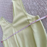 Talbots  Vintage Spring Lime Green V Neck Sleeveless Knit Top Size M Photo 5