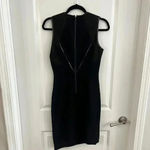 Helmut Lang 631  Leather Sleeveless Dress Size 4 Color Black Photo 7