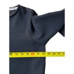 ZARA  Basic Women Size Small Blue Ruffle Top Shirt 3/4 Sleeve (33-449) Photo 5