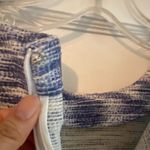 Ann Taylor  Women's Patterened Short Sleeve Dress Size 2P Blue & White Photo 9