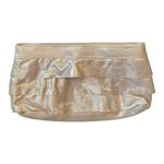 Victoria's Secret  Gold Sparkle Ruffle Clutch Photo 1