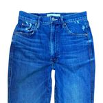MOTHER SUPERIOR HIGH WAISTED SMOKING DOUBLE IN BROKEN RECORD ANKLE JEANS SZ. 26" Photo 3