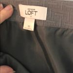 Loft  Grey Mini Skirt | Herringbone Pattern | Side Zip‎ | Size 10 Photo 2
