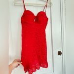 Victoria's Secret The Lacie- Red Lace Chemise with Sweetheart Neckline Photo 2