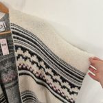 Anthropologie Akemi + Kin Tallulah eyelash knit plush Aztec print poncho Photo 5