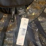 New Directions NWT Blouse 1X Black and Gold Sequin Sleeveless Tank NYE Party Photo 2