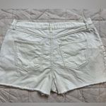 House of Harlow 1960 100% Cotton White High Rise Jean Shorts Photo 7