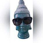 Burberry  Elsa black round sunglasses signature print stems excellent condition Photo 1