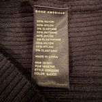 Good American Revolve Virgo Off Shoulder Mini Bodycon Dress Women's 4XL Black Photo 8