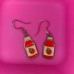 Strawberry Milk Earrings Silver Photo 0