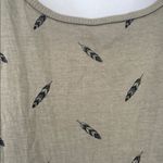 Atmosphere Green Feather Sleeveless Tank Dress Size 6 Photo 1