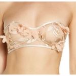 NWT Suzy Black Sadie Floral Appliqué Strapless Balconette Bra Pink Size undefined Photo 1