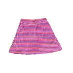 Fresh Produce  Flamingo Pink Promenade Stripe Marina Midi Skirt Size Small Photo 1