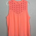 MARISOL Bright Pink Neon Sheer Tank Size XL Photo 0