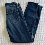 MOTHER Denim  High Waisted Looker Ankle Fray Cat Attack Jeans Photo 2