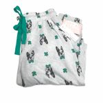 Jaclyn Smith Jaclyn Intimates Shamrock and Bulldog Pajama Pants Gray Size Small Photo 7