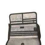 Lug Quilted Flap Snap Zip Around RFID Organizer Large Wallet Nylon Black Photo 9