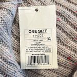 A New Day Unisex Ribbed Knit Oatmeal Multicolor Specks Scarf One Size NWT Photo 3