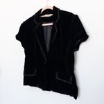 VTG Y2K Cotton Candy Womens‎ Blazer Size M/L Black Velvet Beaded Whimsigoth 90s Size M Photo 5