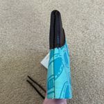 Blue Floral Printed Linen/Leather Small Purse/Clutch NWT Photo 7